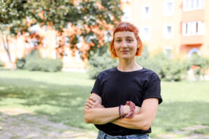 Foto: Pia Tomedi, Landessprecherin der KPÖ-Tirol
