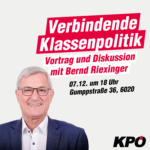Bernd Riexinger - Verbindinende Klassenpolitik (Innsbruck)