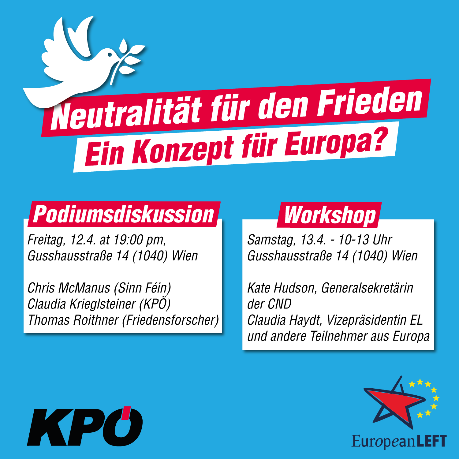 Neutralität: Ein Konzept für Europa? - Ein Seminar der KPÖ und EL