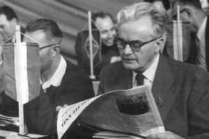 Franz Honner als Gast am 5. Parteitag der SED in Berlin im Juli 1958