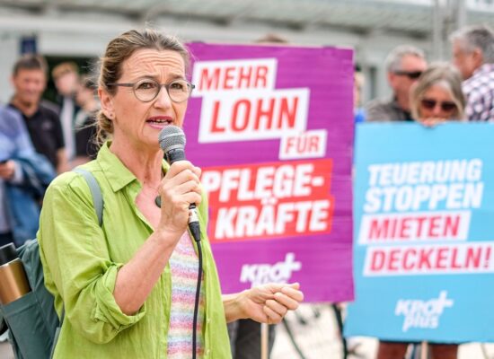 Bettina Prochaska am 1. Mai 2024 in Salzburg